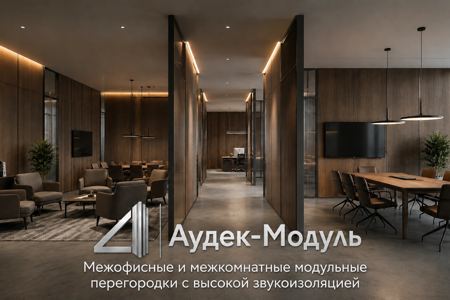 Страница 1 буклета Аудек Модуль