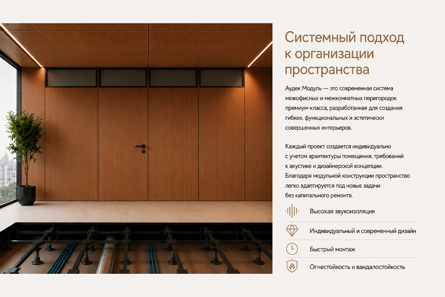 Страница 4 буклета Аудек Модуль